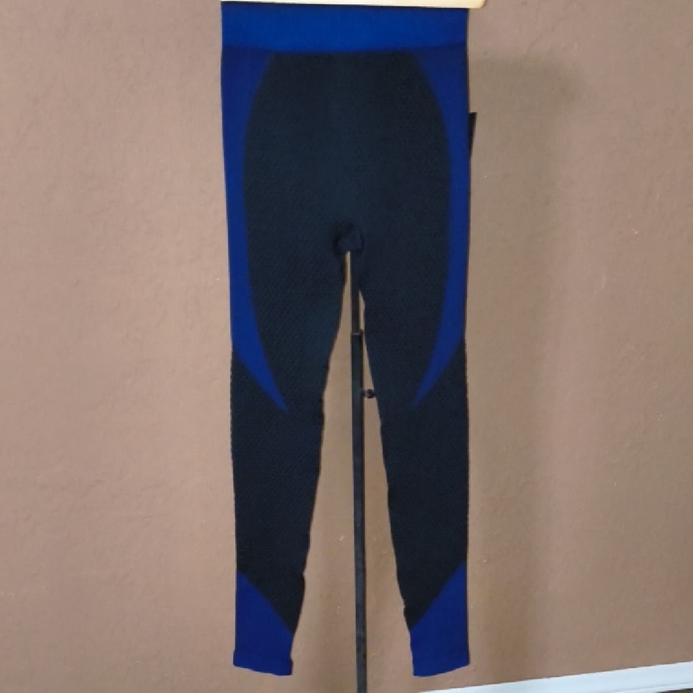 NWT Fashion Nova Speed Cycle Seamless Active Legging Blue Combo XS/Small